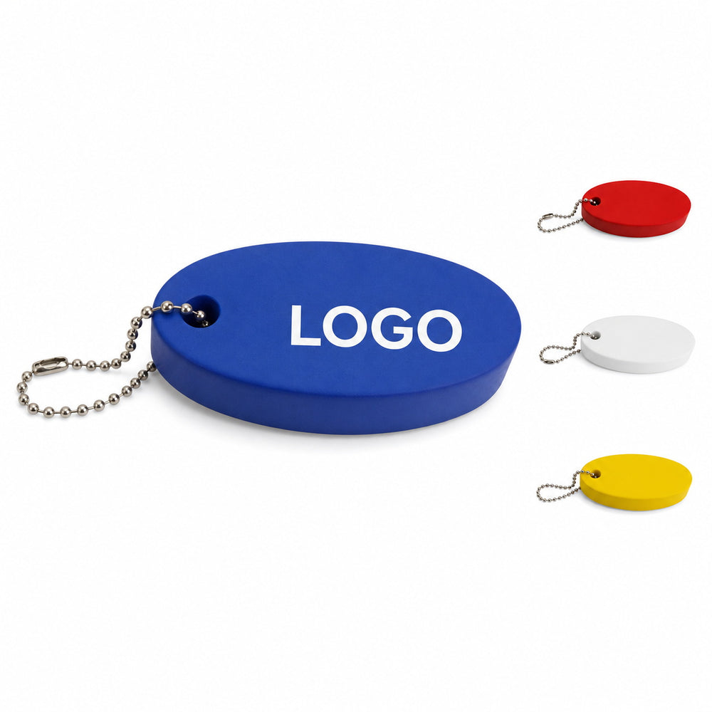 Oval Foam Floating Keychain