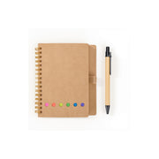 Mini Spiral Sticky Note Notebook with Pen final image 4