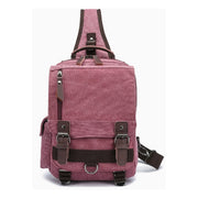 Retro Canvas Crossbody Sling Bag main image