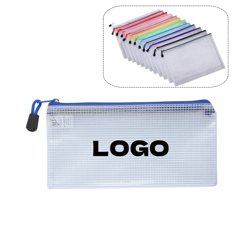 Clear Zippered Pencil Pouch