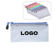 Clear Zippered Pencil Pouch view 2